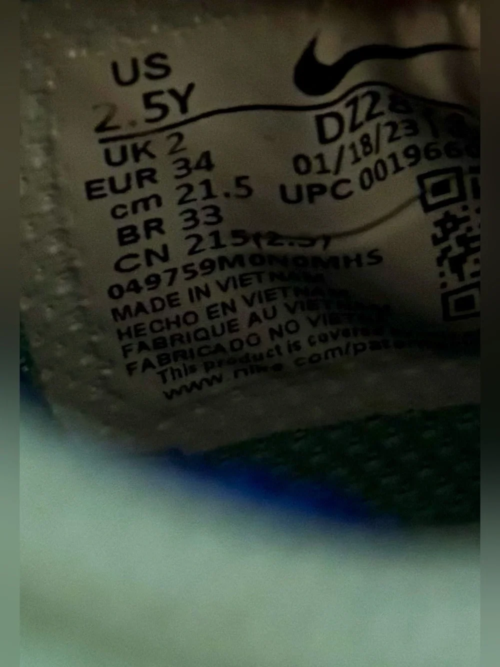 N/A euc size